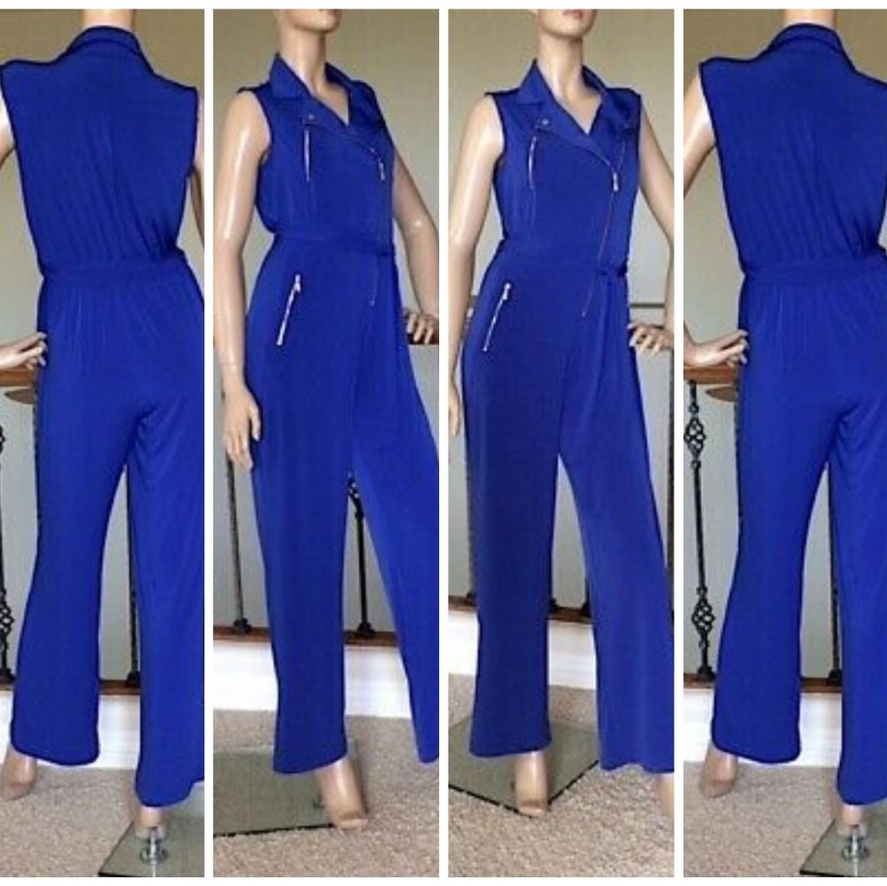 🆕 Calvin Klein Moto Jumpsuit